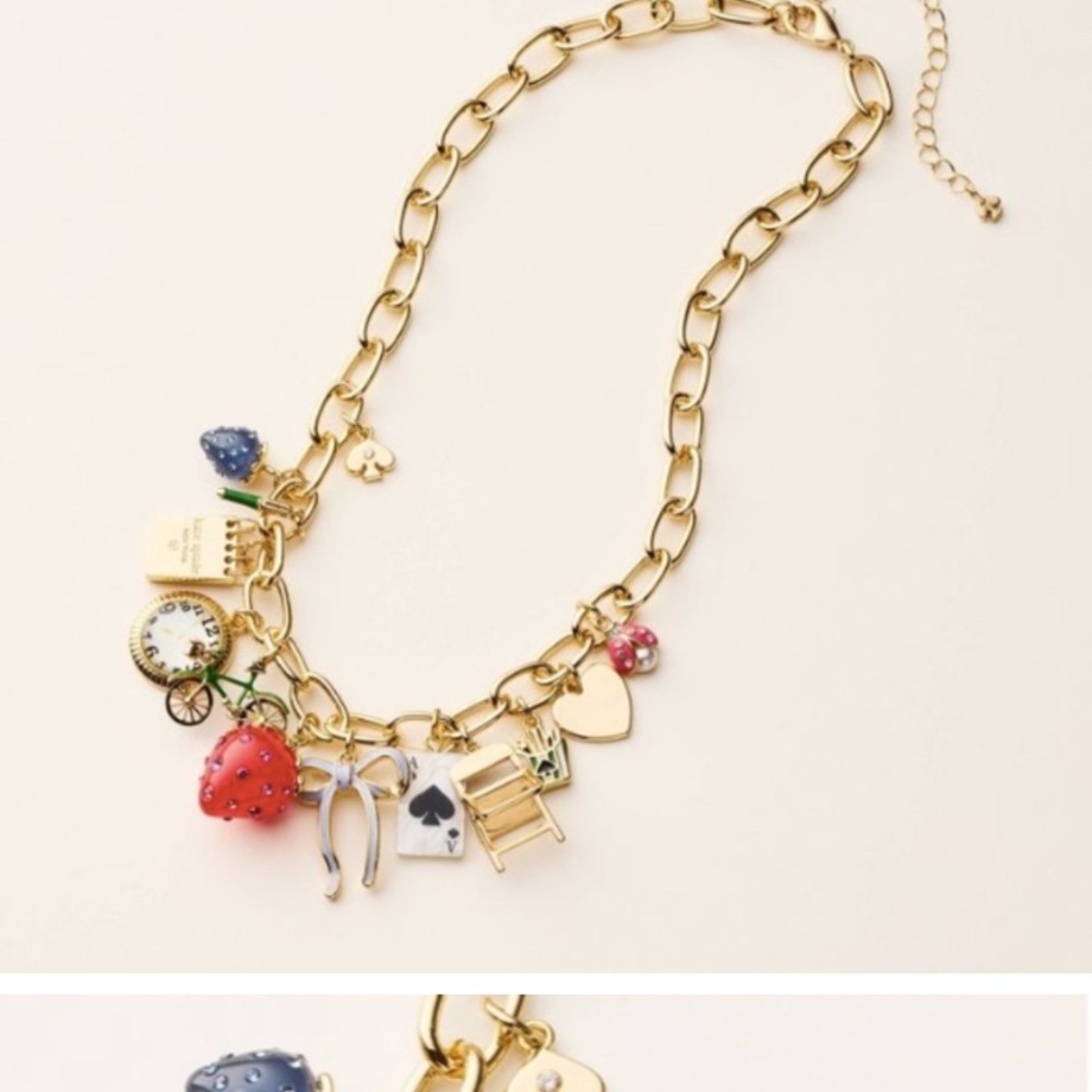 Kate spade x target collab Charm Necklace